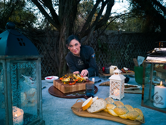 Our chef Bianca